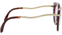 Serpenti Havana Cat Eye Eyeglasses