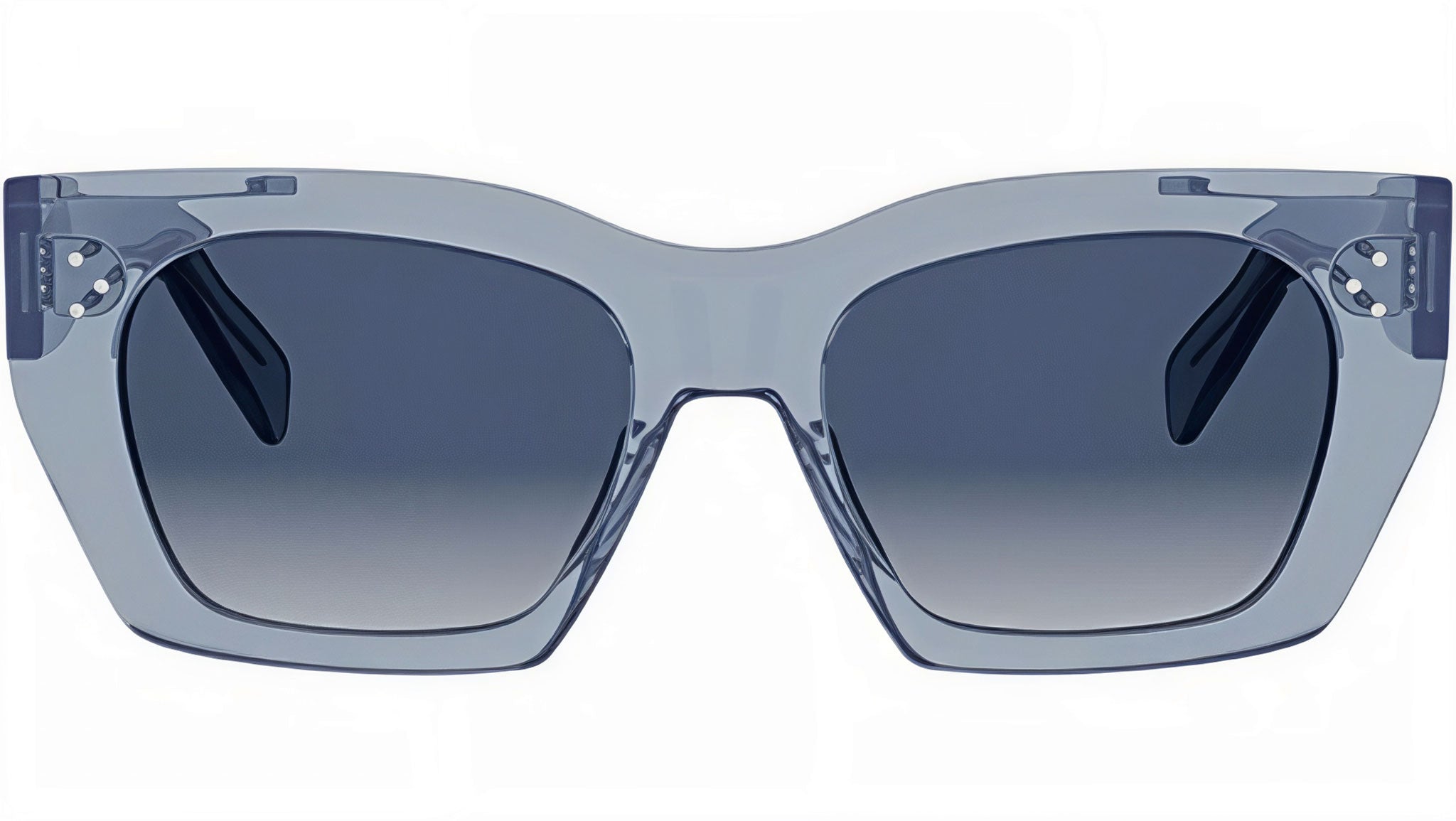 CELINE 3 Dots Blue Square Sunglasses