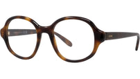 Slim Havana Geometric Sunglasses