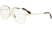 CELINE Metal Gold Pilot Eyeglasses