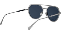 Octo Silver Geometric Sunglasses
