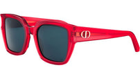 DiorGlow S1I Red Squared Sunglasses
