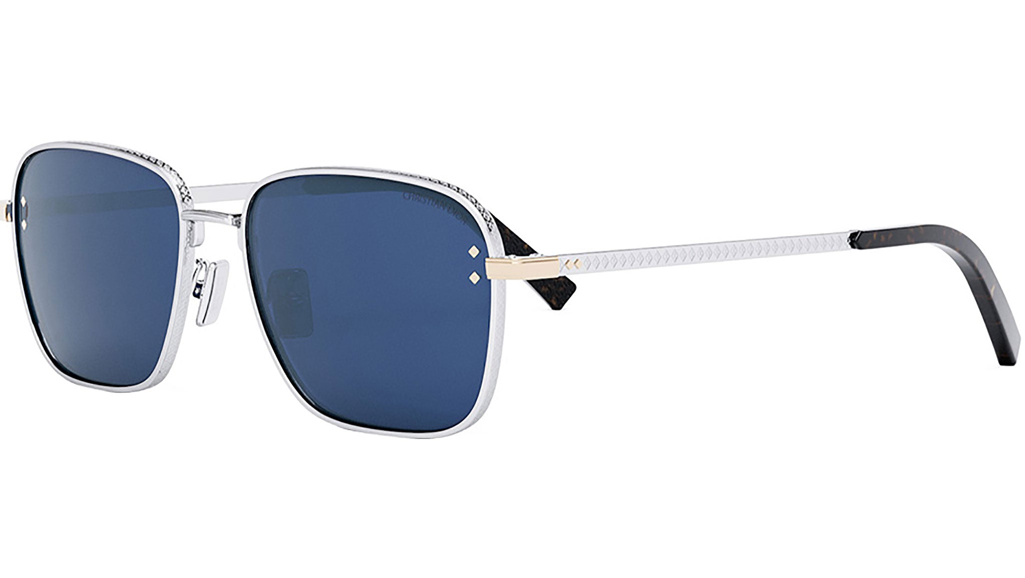 CD Diamond S4U Silver Geometric Sunglasses