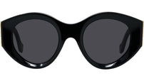 Anagram Black Round Sunglasses