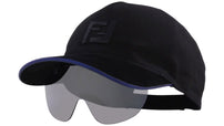 Fendi Eyecap Black Visor Sunglasses