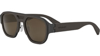 Aluminium Brown Pilot Sunglasses