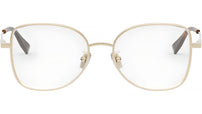B.zero1 Yellow Gold Geometric Eyeglasses