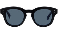 Boke Flower Black Round Sunglasses
