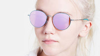 Wire Mirror Pink