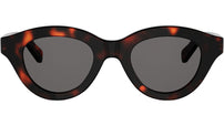 Triomphe Mini Havana Round Sunglasses