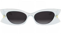 DiorButterfly S2I Transparent Blue Butterfly Sunglasses