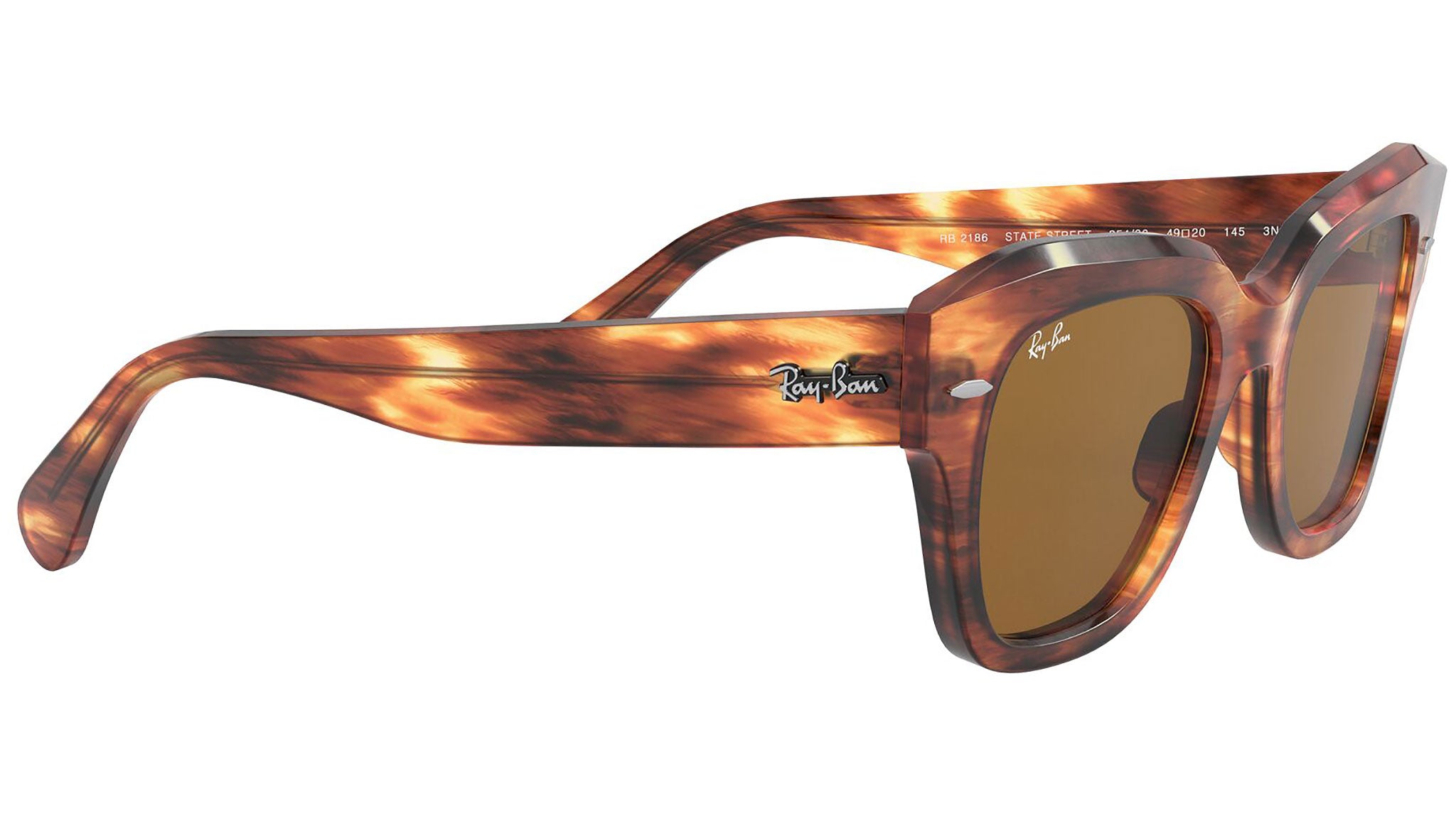 State Street RB2186 954/33 Striped Havana