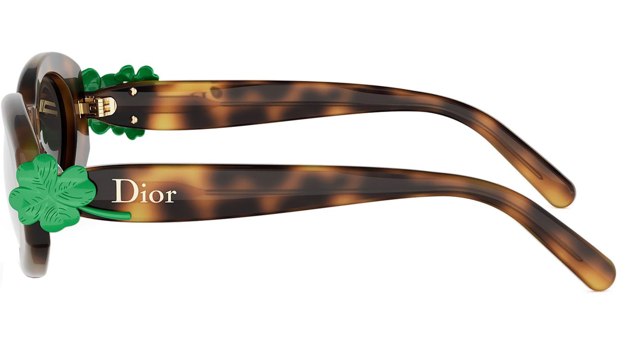 Dior Clover B1I Havana Oval Sunglasses