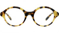 Slim Tortoise Round Eyeglasses