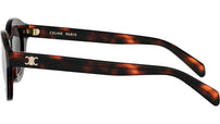 Triomphe Mini Havana Round Sunglasses