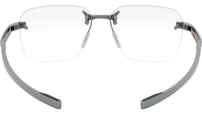 Flex Silver Geometric Eyeglasses