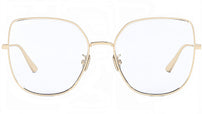 GemDiorO B2U Gold Cat Eye Eyeglasses