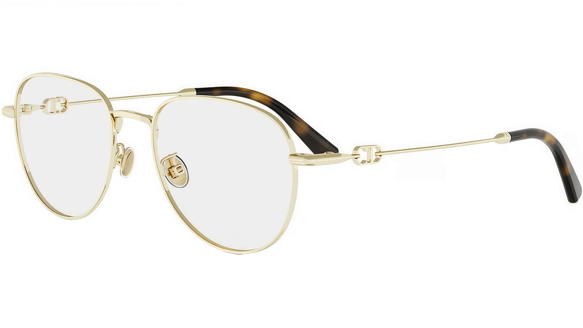 Petit CDO R2U Gold Round Eyeglasses
