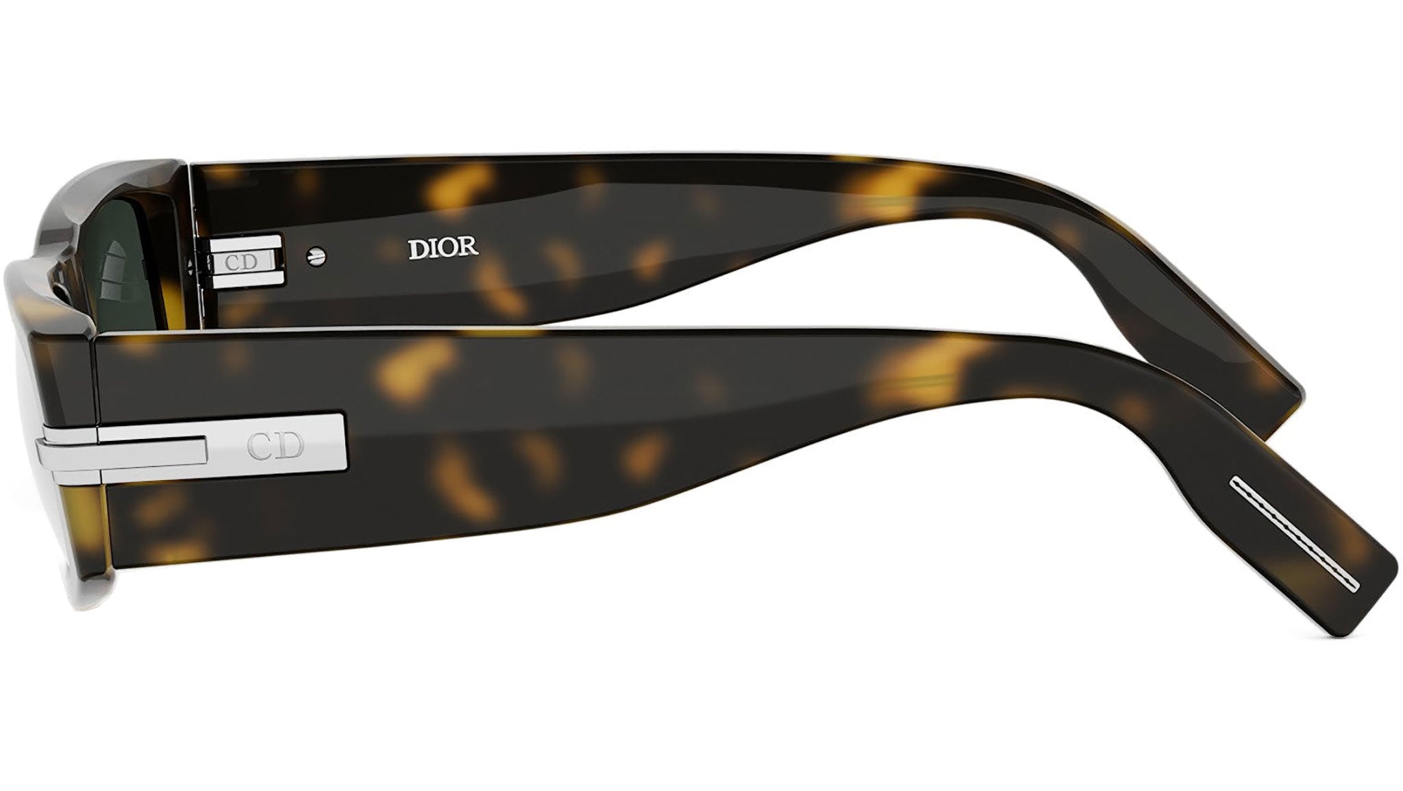 DiorBlackSuit XL S5I Havana Rectangular Sunglasses
