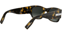 DiorBlackSuit XL S4I Havana Square Sunglasses