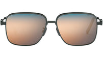 CD Link N1U Black Rectangular Sunglasses