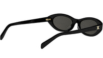 Triomphe Mini Black Oval Sunglasses