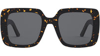 WilDior S3U Havana Square Sunglasses