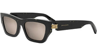 B.zero1 Black Rectangular Sunglasses