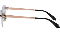 Serpenti Forever Rose Gold Cat Eye Eyeglasses