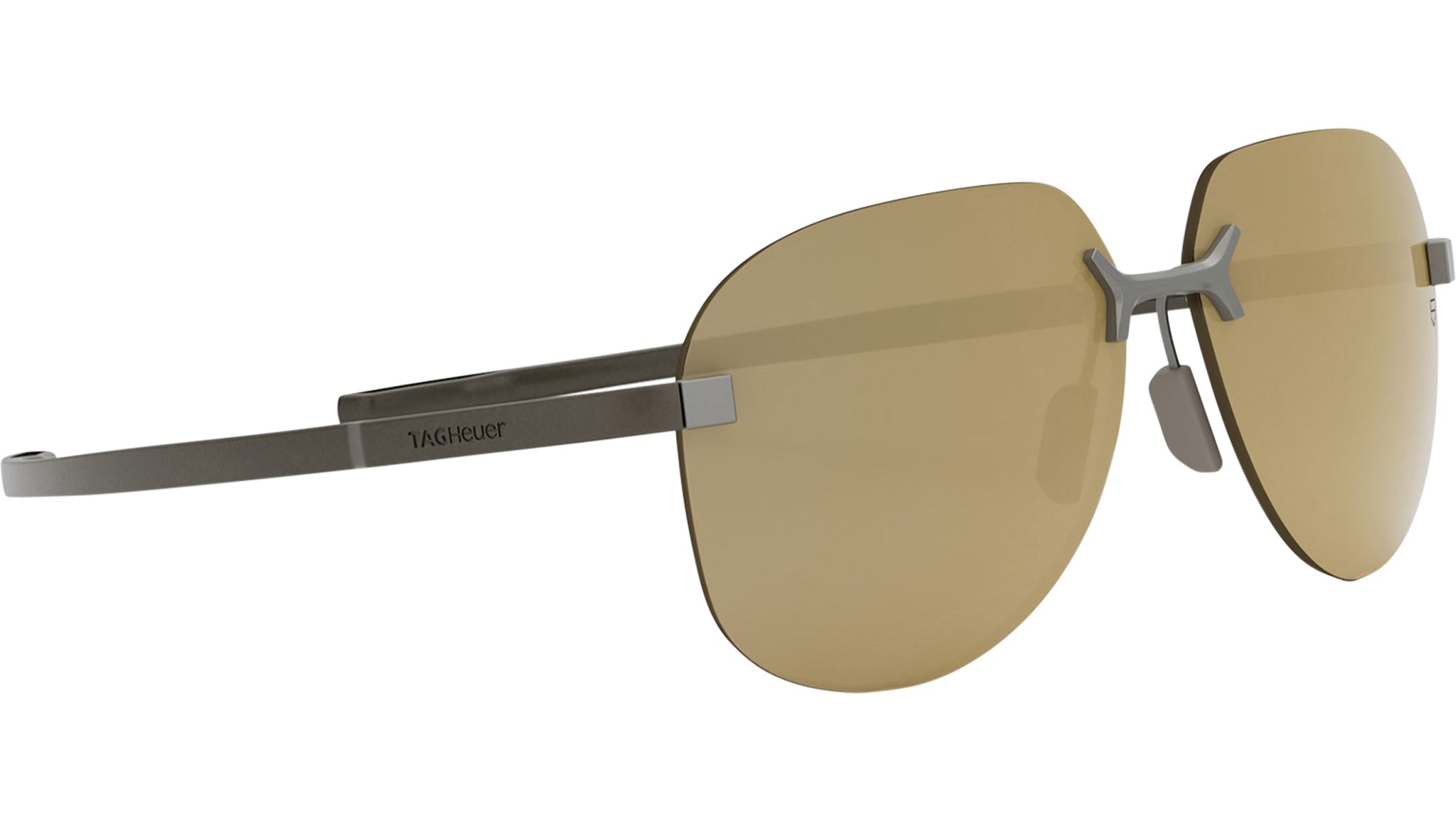 Flex Silver Pilot Sunglasses