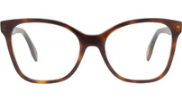 Lettering Havana Butterfly Eyeglasses