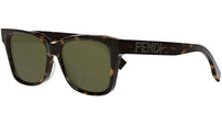 Lettering FE40046U 52N Tortoise Geometric Sunglasses