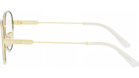 DiorCannageO R1U Gold Round Eyeglasses