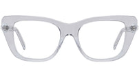Pearl Grey Rectangular Eyeglasses