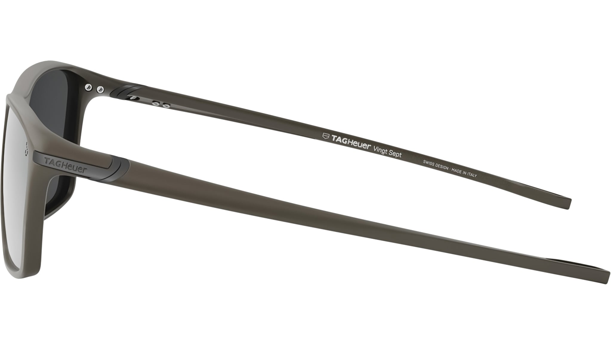 Vingt sept Brown Rectangular Sunglasses
