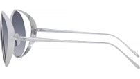 Signature Silver Round Sunglasses