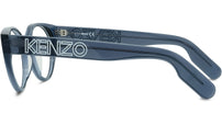 K Logo Blue Oval Eyeglasses