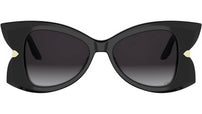 DiorButterfly S1I Black Butterfly Sunglasses