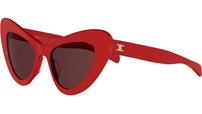 Triomphe Mini HD Red Cat Eye Sunglasses