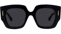 Anagram Black Geometric Sunglasses