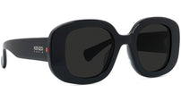 1970 Black Oval Sunglasses