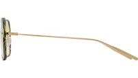 Rhonda Gold Geometric Sunglasses