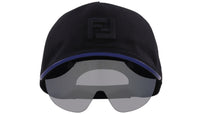Fendi Eyecap Black Visor Sunglasses