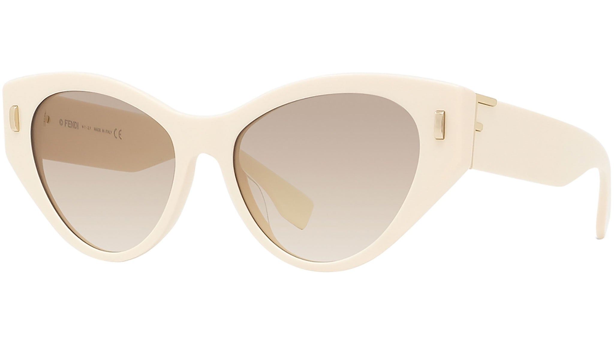 Fendi First White Cat eye Sunglasses