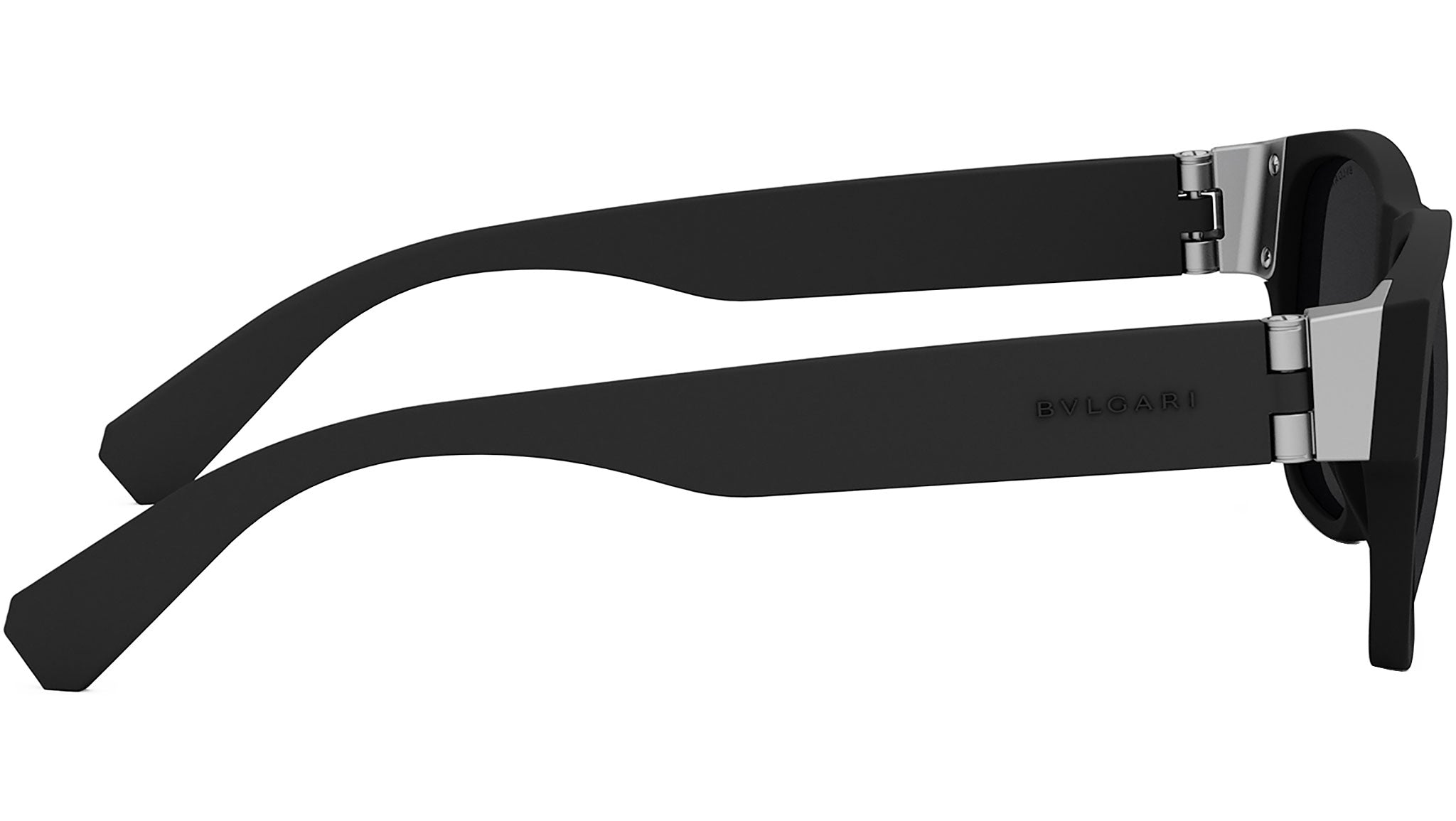 Bvlgari Aluminium Black Geometric Sunglasses