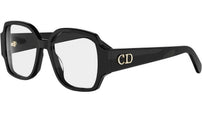 DiorGlowO S3I Black Geometric Eyeglasses
