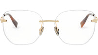 Bvlgari Bvlgari Gold Geometric Eyeglasses