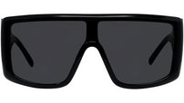 Square Black Shield Sunglasses