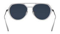 Octo Silver Geometric Sunglasses